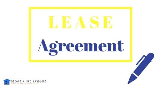 How to write Residential lease